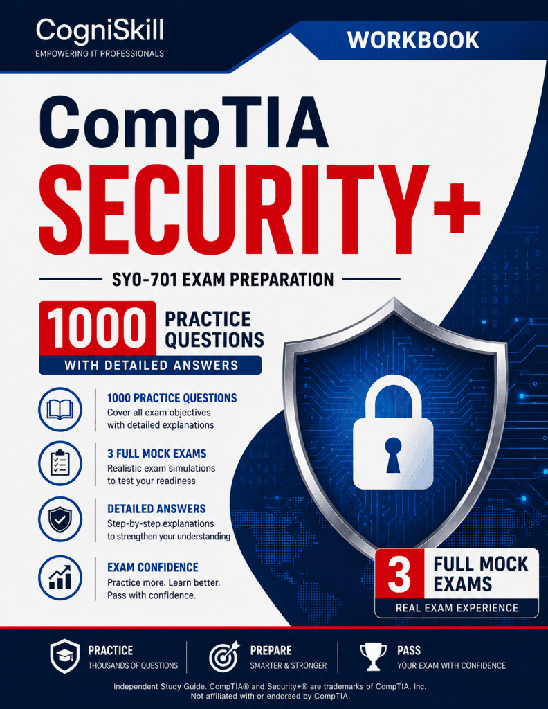 CompTIA Security+ (SY0-701) Practice Workbook